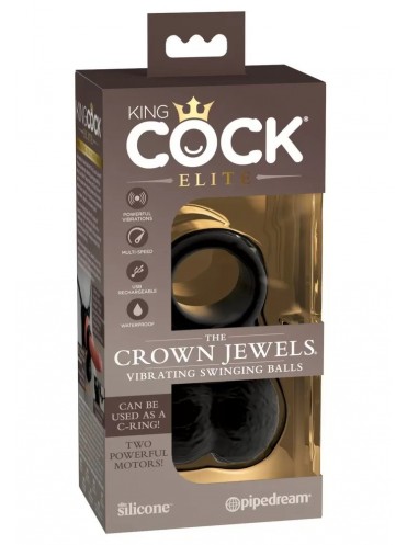 Вибронасадка King Cock Ellite The Crown Jewels с шариками