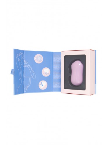 Вакуум-волновой бесконтактный стимулятор клитора SATISFYER COTTON CANDY, силикон, фиолетовый