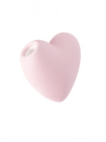 Вакуум-волновой бесконтактный стимулятор клитора SATISFYER CUTIE HEART, силикон, розовый