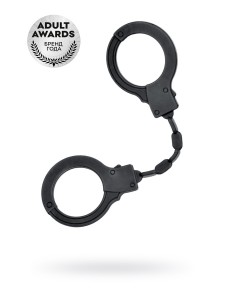 Силиконовые наручники A-TOYS BY TOYFA, силикон, черные, 33 см
