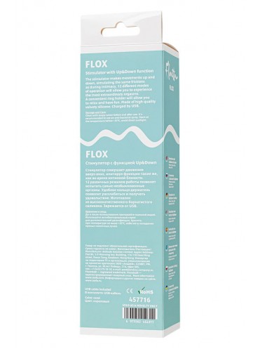 Стимулятор с функцией UP&DOWN Flovetta Flox, силикон, коралловый, 21,5 см