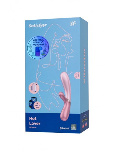 Вибромассажер Satisfyer Hot Lover с возможностью управления через приложение розовый