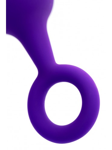 Анальная втулка TODO BY TOYFA BUNG, силикон, фиолетовая, 11,5 см, Ø 3,3 см