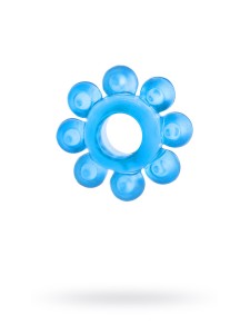 Эрекционное кольцо на пенис TOYFA, TPE, синий