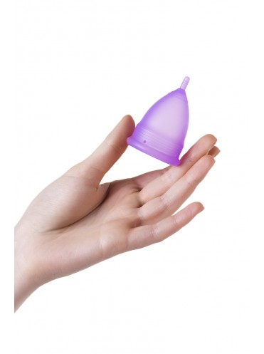 Гигиеническая менструальная чаша EROMANTICA, силикон, фиолетовая