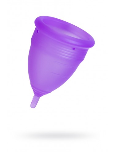 Гигиеническая менструальная чаша EROMANTICA, силикон, фиолетовая
