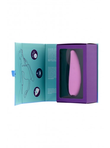 Вакуум-волновой бесконтактный стимулятор клитора SATISFYER CURVY 3+, силикон, розовый, 14,5 см