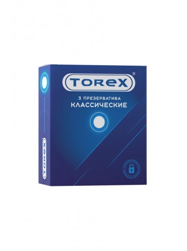 Презервативы классические TOREX латекс, №3, 19 см