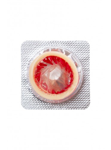 Насадка-презерватив стимулирующая с усиками № 6. 19 см