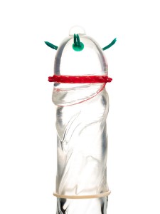 Насадка-презерватив стимулирующая с усиками № 5. 19 см