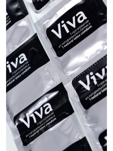 Презервативы VIVA точечные 3 шт, латекс, 18,5 см