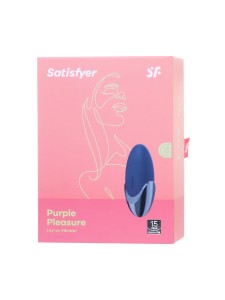 Вибромассажер SATISFYER LAYON 1, PURPLE PLEASURE, силикон, фиолетовый, 9,5 см
