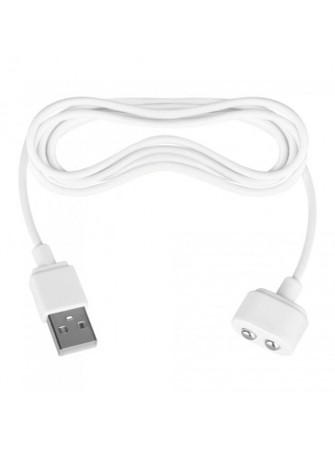 Кабель для зарядки для вибромассажеров Satisfyer USB Charging Cable white (boxed)