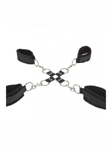 Крестообразные наручники (оковы, фиксаторы) для рук и ног Velcro hand and leg cuffs