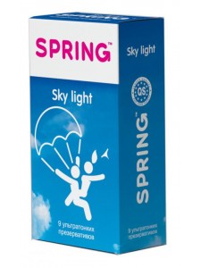 Презервативы SPRING™ Sky Light, 12 шт./уп. (ульра-тонкие)