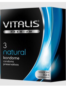 Презервативы "VITALIS" PREMIUM №3 natural - классические (ширина 53mm)