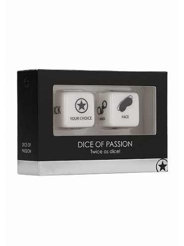 Игральные кубики Dice Of Passion - Black Dice Of Passion