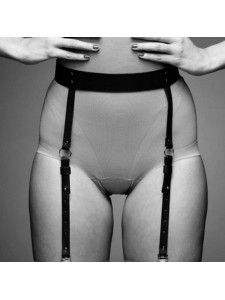 Упряжь-пояс Bijoux Indiscrets MAZE Suspender Belt, черная