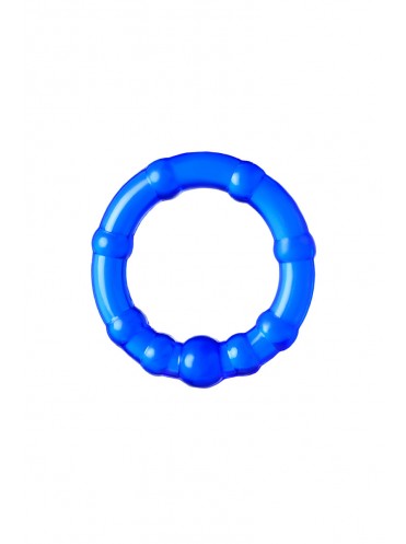 Набор из 3-х колец, силикон, синий, Ø 3,5/3/2 см