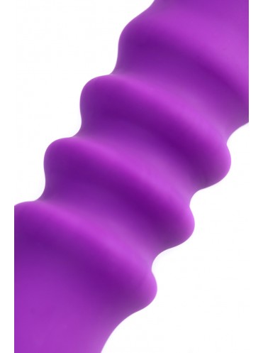 Анальный фаллоимитатор A-TOYS DRILLY, силикон, фиолетовый, 14 см