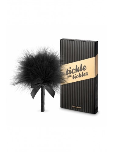 Пуховка для эротических игр Tickle Me Tickler 0069 Bijoux Indiscrets (черный)