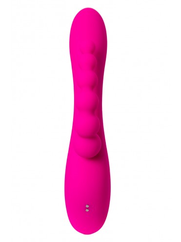 Вибратор со стимулирующим шариком JOS BEADSY, силикон, розовый, 21 см
