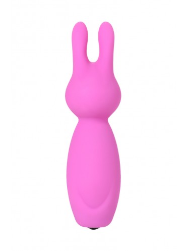 Минивибратор розовый силикон 8,5 см