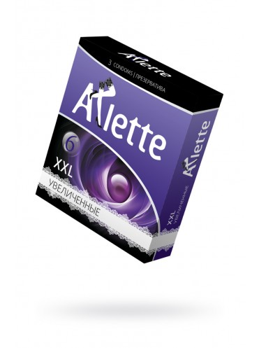 Презервативы ''ARLETTE'", XXL увеличенного размера 3 шт