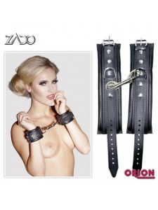 Кожаные наручники Zado чёрные
