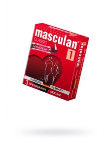 Презервативы MASCULAN CLASSIC 1, 3 шт. нежные