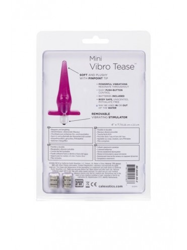 Анальная пробка с вибрацией Mini Vibro Tease