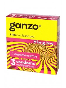 Презервативы продлевающие Ganzo Long Love № 3