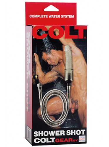 Система COLT SHOWER SHOT для гигиенического душа-клизмы с водопроводным шлангом и насадкой в виде фаллоса
